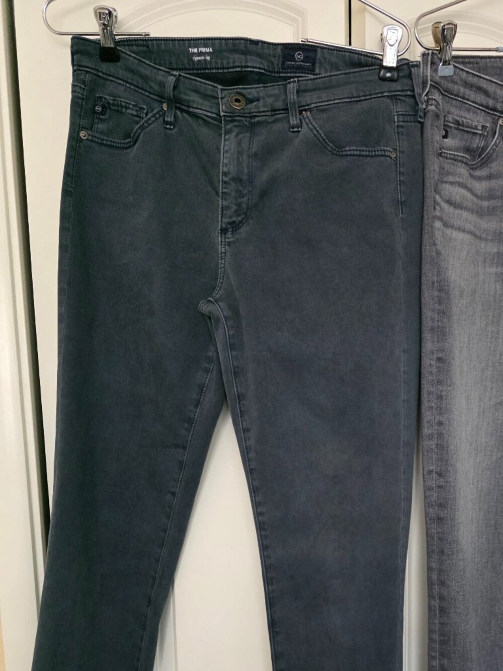 AG Prima Cigarette Leg Slate Blue Jean Size 28R